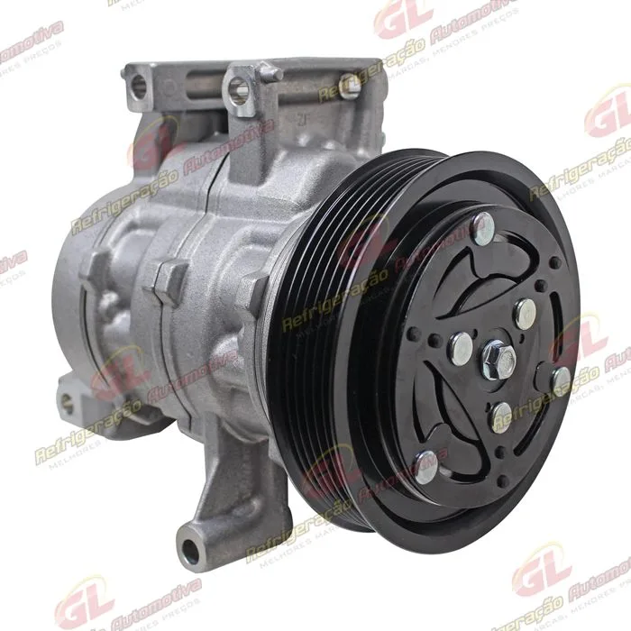 Compressor Modelo Denso Honda Civic Motor 1.8/2.0 2009 Até 2014 - 12 Volts Polia 6pk 120mm — foto 4