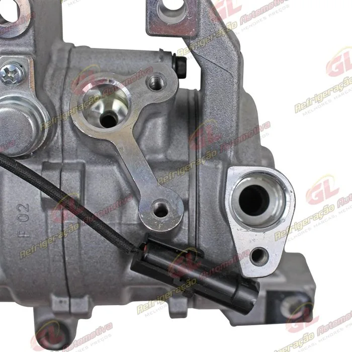 Compressor Modelo Denso Honda Civic Motor 1.8/2.0 2009 Até 2014 - 12 Volts Polia 6pk 120mm — foto 8