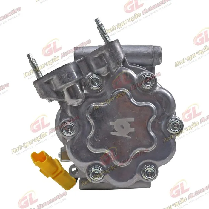 Compressor Modelo Sanden Peugeot 206 / 207/ Citroën C3 Motor 1.4 2007 Até 2012 Câmbio Manual - 12 Volts Polia 6pk 119mm — foto 6