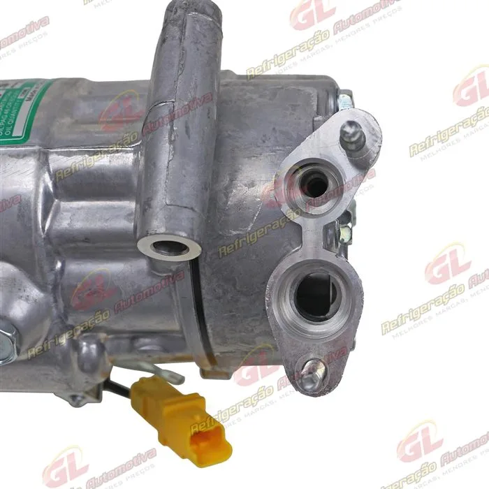 Compressor Modelo Sanden Peugeot 206 / 207/ Citroën C3 Motor 1.4 2007 Até 2012 Câmbio Manual - 12 Volts Polia 6pk 119mm — foto 8