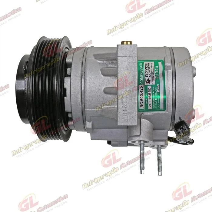 Compressor Modelo FOMOCO Ford Ranger Gasolina 2.5 2013> - 12 Volts Polia 6pk 118mm OEM: AB39-19D629-AD — foto 8