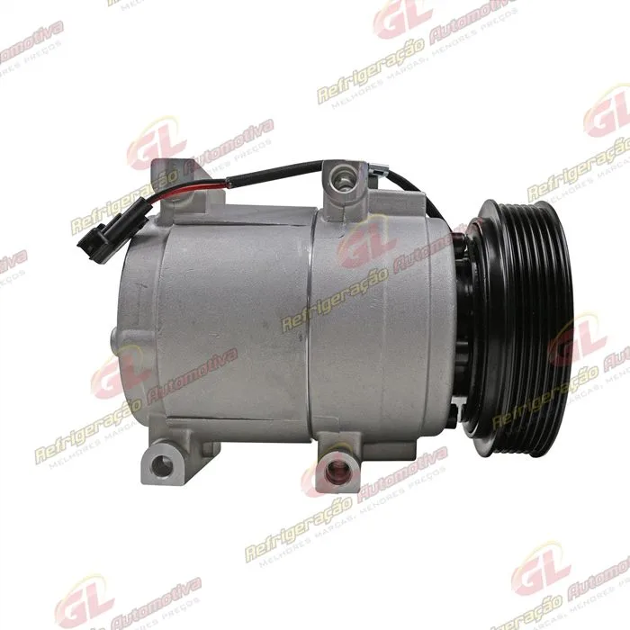 Compressor Modelo FOMOCO Ford Fiesta 1.0/1.6 2008 Até 2014/ EcoSport 1.6 2008 Até 2012 - 12 Volts Polia 6pk 120mm OEM: AE8319D629-AD — foto 5