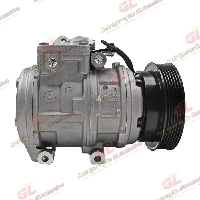 Compressor 10PA17 Doowon Kia Sportage / New Sportage Gasolia 2.0/2.7 8 Válvulas 2007>/ Hyundai Tucson - 12 Volts Polia 6pk 128mm — foto 5