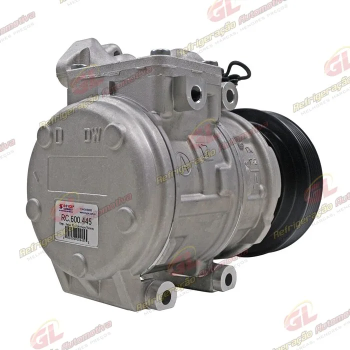 Compressor 10PA17 Doowon Kia Sportage / New Sportage Gasolia 2.0/2.7 8 Válvulas 2007>/ Hyundai Tucson - 12 Volts Polia 6pk 128mm — foto 6