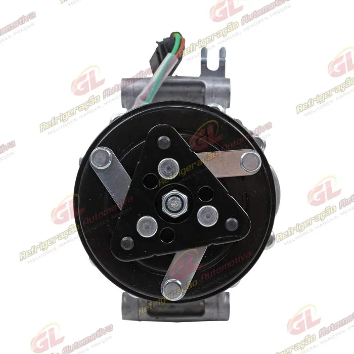 Compressor Modelo Sanden Volkswagen Saveiro 2014>/ Fox 2015>/ Voyage 2014>/ Gol 2014> Motor 1.6 MSI - 12 Volts Polia 6pk 110mm OEM: 5V0820803F/ 5U0820803F/ 6RD820803C — foto 3
