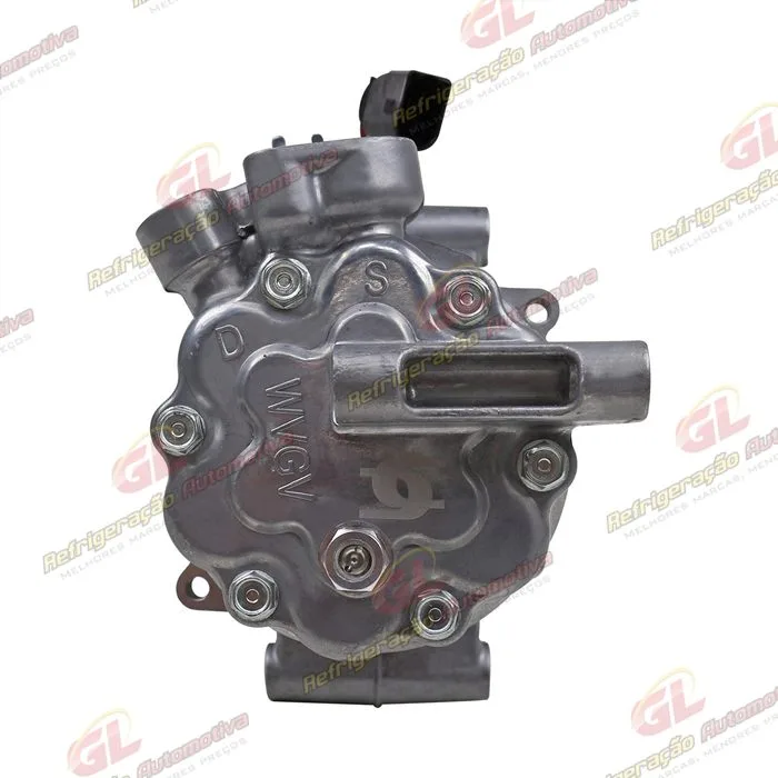 Compressor Modelo Sanden Volkswagen Saveiro 2014>/ Fox 2015>/ Voyage 2014>/ Gol 2014> Motor 1.6 MSI - 12 Volts Polia 6pk 110mm OEM: 5V0820803F/ 5U0820803F/ 6RD820803C — foto 7