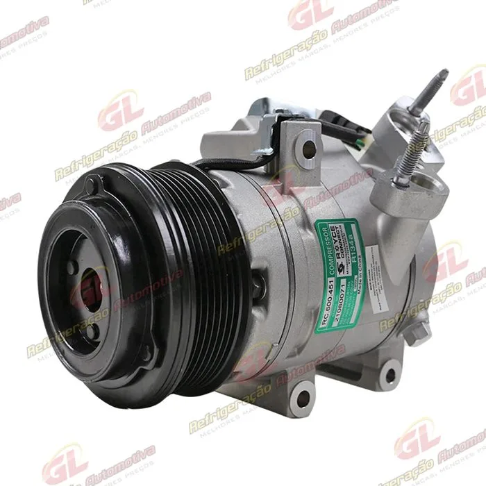Compressor Modelo FOMOCO Ford Ranger Diesel 2016 Até 2019 - 12 Volts Polia 7pk 115mm OEM: EB3B-19D629-DA — foto 2