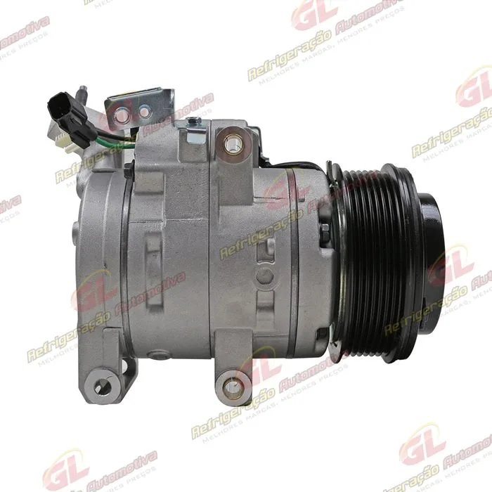 Compressor Modelo FOMOCO Ford Ranger Diesel 2016 Até 2019 - 12 Volts Polia 7pk 115mm OEM: EB3B-19D629-DA — foto 4