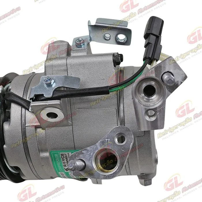 Compressor Modelo FOMOCO Ford Ranger Diesel 2016 Até 2019 - 12 Volts Polia 7pk 115mm OEM: EB3B-19D629-DA — foto 8