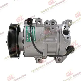 Compressor Modelo Doowon DVE 14N Hyundai Nova Tucson 2018> Mangueira 19MM/ Creta 1.6 2017> - 12 Volts 6pk 125mm OEM: DWP300134460