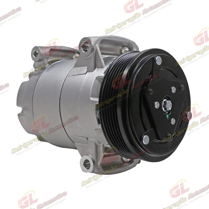 Compressor Modelo Delphi CVC PSA Peugeot 206 / 207 1.4/1.6 Setembro de 2007>/ 208 1.2 2017 Até 2022/ Citroën C3/ Aircross - 12 Volts Polia 6pk 115mm — foto 3