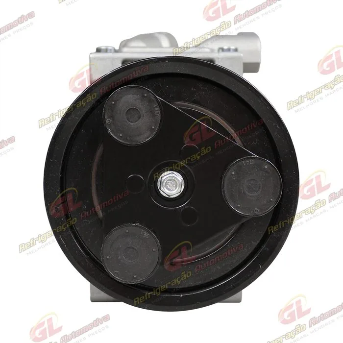 Compressor Modelo Halla HS09 Kia Picanto 1.0 Flex 4 Cilindros 2006> - 12 Volts Polia 5pk 121mm OEM: 977011Y000 — foto 3