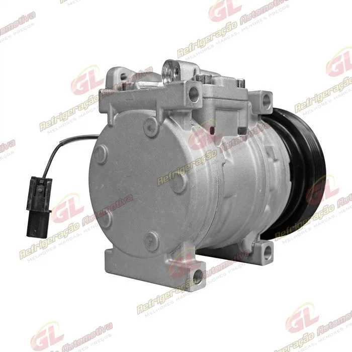 Compressor Modelo Halla HS09 Kia Picanto 1.0 Flex 4 Cilindros 2006> - 12 Volts Polia 5pk 121mm OEM: 977011Y000 — foto 6