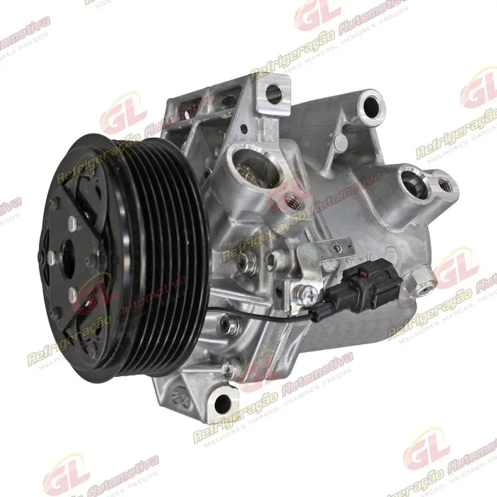 Compressor Calsonic Nissan March / Versa Motor 1.0 2015> - 12 Volts Polia 7pk 104mm OEM: 926001HC2A — foto 2