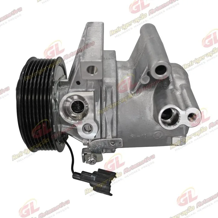 Compressor Calsonic Nissan March / Versa Motor 1.0 2015> - 12 Volts Polia 7pk 104mm OEM: 926001HC2A — foto 9