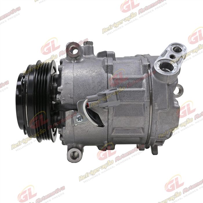 Compressor 7SBH17C Fiat Ducato Motor 2.3 2019> - 12 Volts Polia 4pk 109mm OEM: 447160-6744 / P68155464AA/ K68155464AA