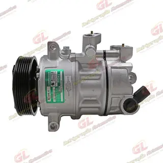 Compressor Volkswagen Golf 2013>/ Polo 2018>/ Audi A3 / Q3 2014> - 12 Volts Polia 6pk 115mm OEM: 5Q0820803R