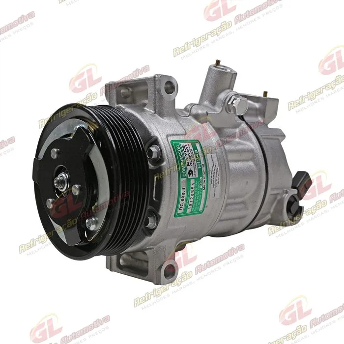 Compressor Volkswagen Golf 2013>/ Polo 2018>/ Audi A3 / Q3 2014> - 12 Volts Polia 6pk 115mm OEM: 5Q0820803R — foto 2