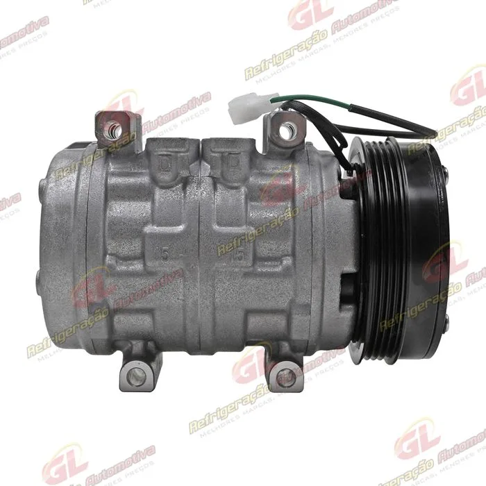Compressor Modelo Denso 10P15 Caminhão Volkswagen Constellation Motor MAN 2012 > - 24 Volts Polia 4pk 125mm OEM: 2T2820803A — foto 5