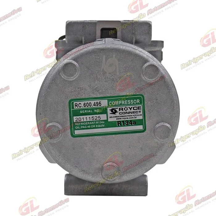 Compressor Modelo Denso 10P15 Caminhão Volkswagen Constellation Motor MAN 2012 > - 24 Volts Polia 4pk 125mm OEM: 2T2820803A — foto 7