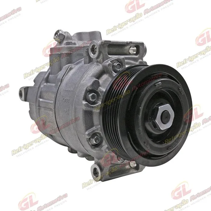 Compressor Modelo Denso 6SEU14C Volkswagen Amarok Diesel 2010 Até 2017 - 12 Volts Polia 6pk 105mm OEM:7E0820803J — foto 10