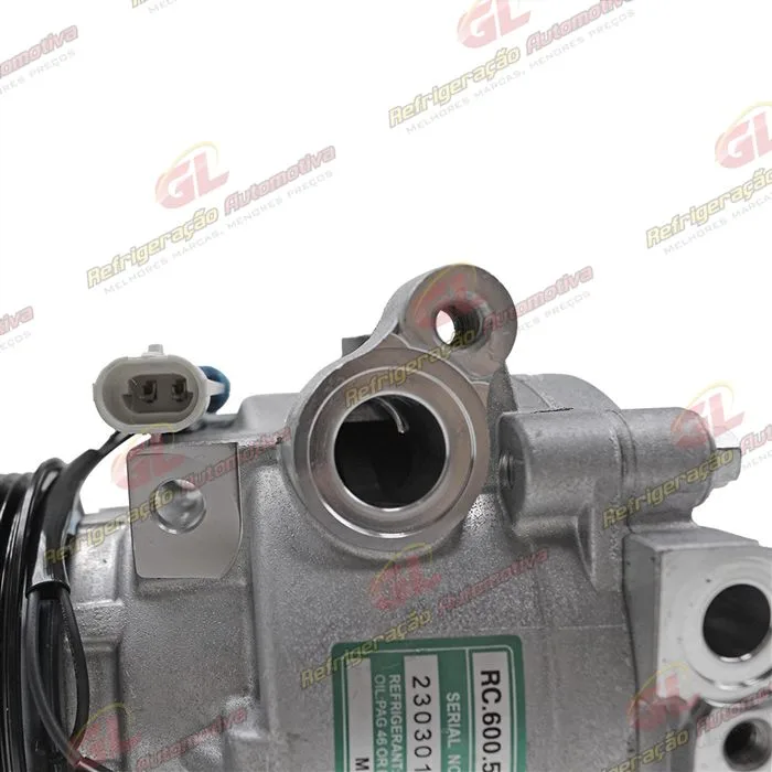 Compressor Scroll Chevrolet Tracker 1.4 Turbo 2017 Até 2020 - 12 Volts Polia 5pk 94mm OEM: 42623326 — foto 9