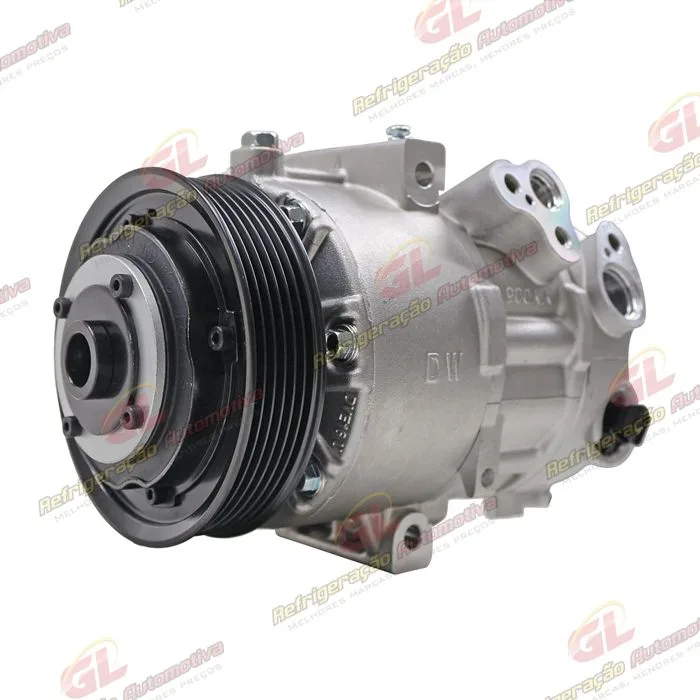 Compressor Modelo Doowon DVE 16N Hyundai Creta 2.0 2017>/ Kia Sportage Motor 2.0 2017 Até 2020 - Conexão 19MM - 12 Volts Polia 6pk 120mm — foto 2