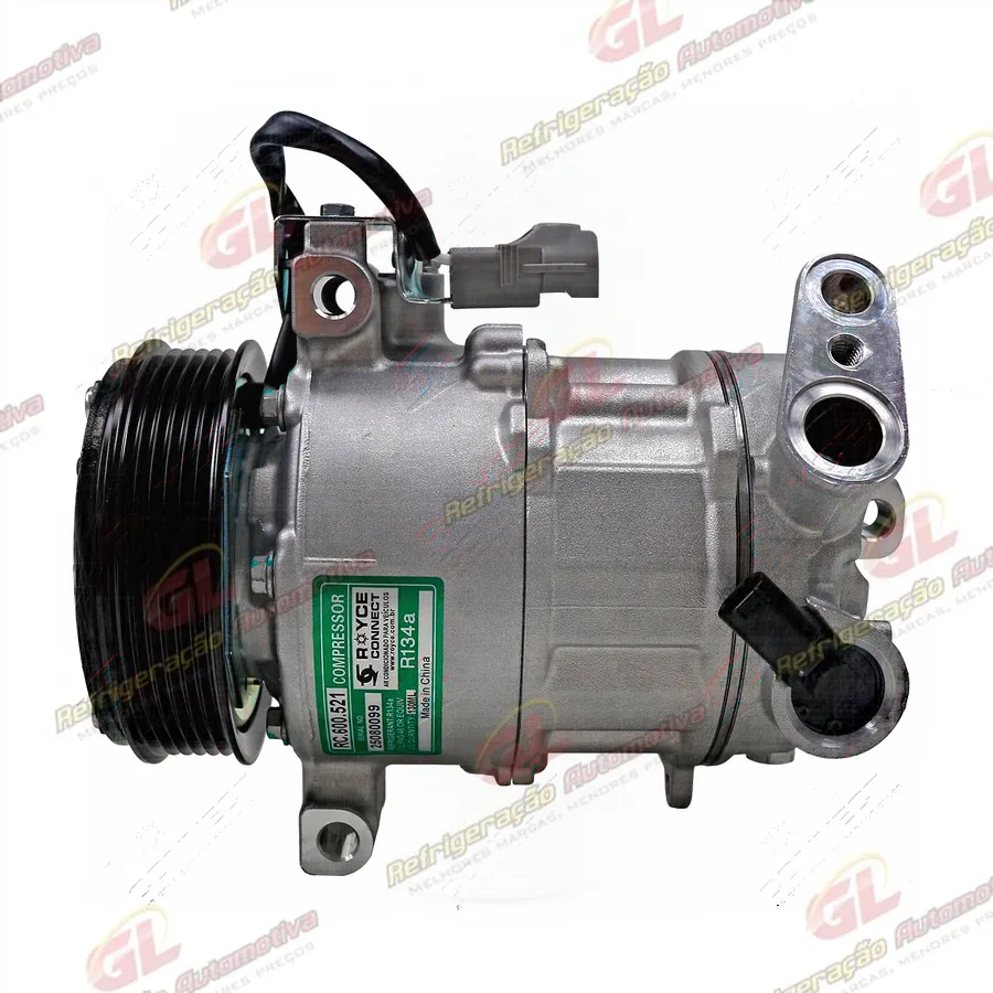 Compressor modelo Mahle Jeep Compass Motor 2.0/2.4 16 Válvulas Motor Tigershark Flex 2017> / Fiat Toro 2.4 Tigershark - 12 Volts Polia 6pk 138mm