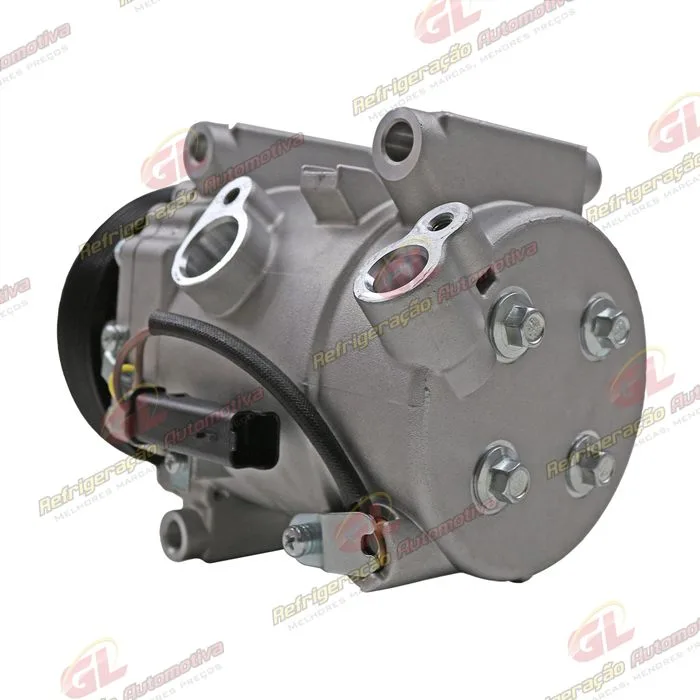 Compressor Citroën C4 Cactus 1.6 Aspirado 2019>/ Peugeot 208 2021 - 12 Volts Polia 6pk OEM: 9827596380 — foto 6