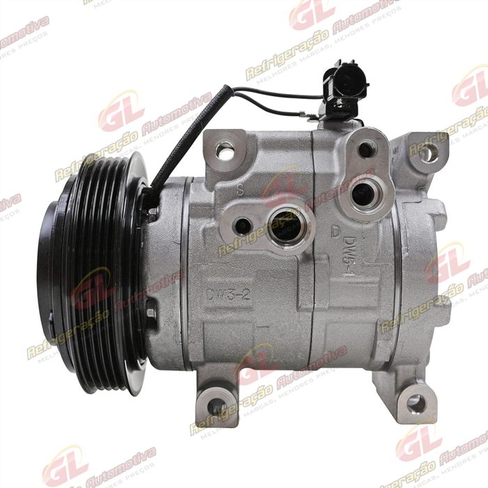 Compressor Original Hyundai HB20 1.0 - 12 Volts Polia 5pk 121mm OEM: 977011S000