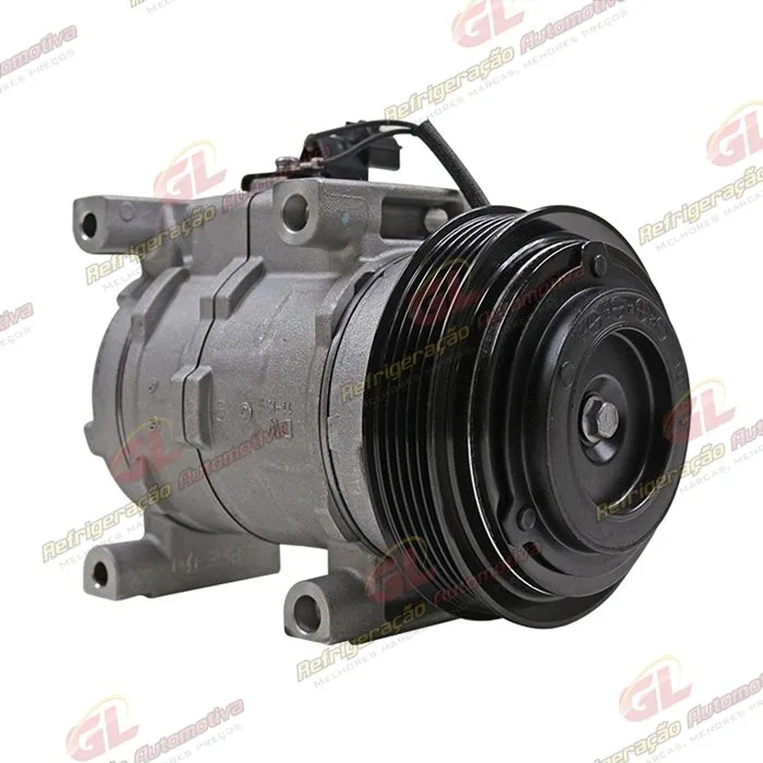Compressor Original Hyundai HB20 1.0 - 12 Volts Polia 5pk 121mm OEM: 977011S000 — foto 4