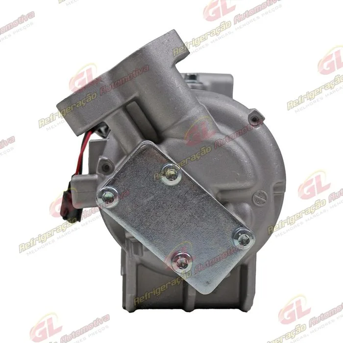 Compressor Modelo Valeo Renault Logan / Sandero 1.0 2014 Até 2018 - 12 Volts Polia 4pk OEM: 926006775R — foto 4