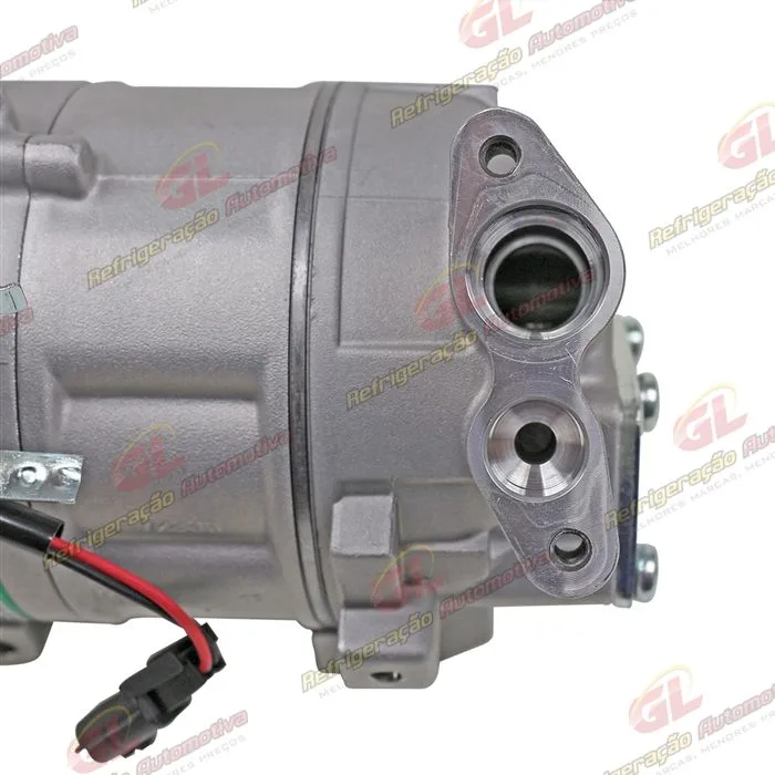 Compressor Modelo Valeo Renault Logan / Sandero 1.0 2014 Até 2018 - 12 Volts Polia 4pk OEM: 926006775R — foto 6