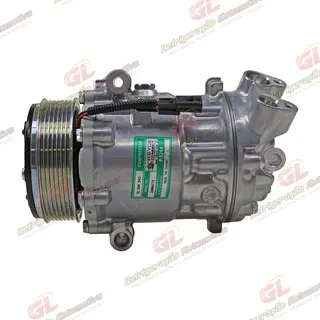 Compressor Modelo Sanden SD7V16 Renault Duster/ Oroch 1.3 Turbo 2022> - 12 Volts Polia 7pk OEM: 926007461R/ 926005546R
