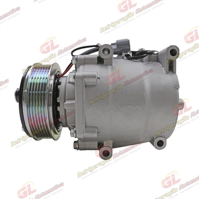 Compressor AATRSA09AA Modelo 4984 Honda Civic 2001 Até 2006 - 12 Volts Polia 6pk 110mm