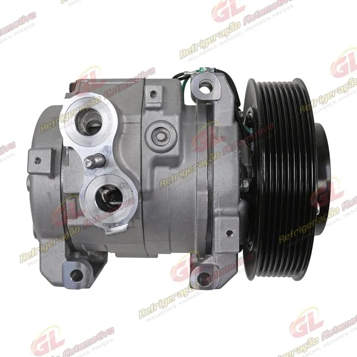 Compressor Modelo Denso 10S15 Caminhão Mercedes Benz New Actros 2553/ 2653/ 2651 2022> - 24 Volts Polia 8pk 145mm OEM: A0042304111