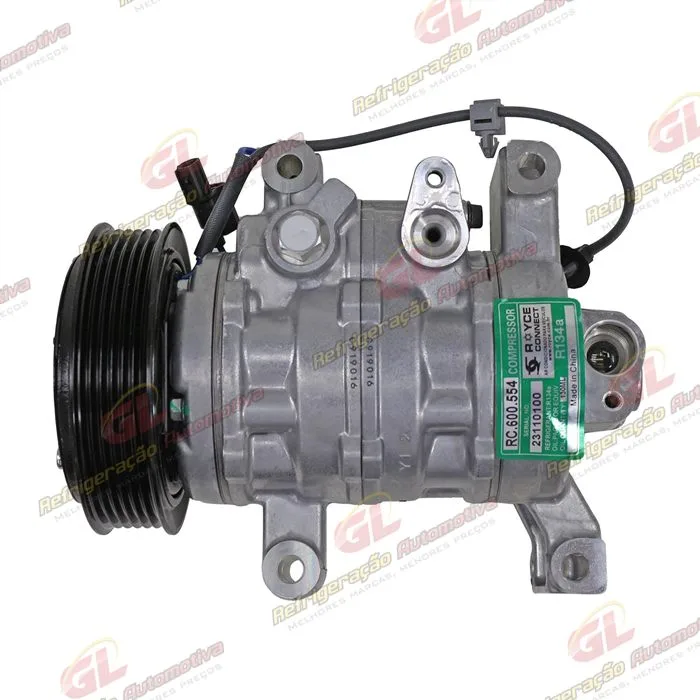 Compressor Modelo Denso 10SRE11C Honda City 1.5 Aspirado 2022> - 12 Volts Polia 6pk OEM: BC447280-5980