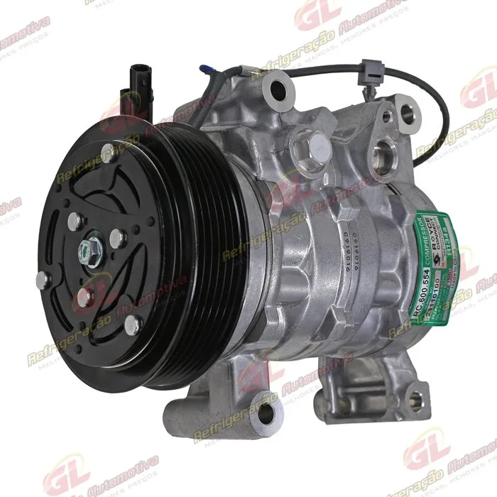 Compressor Modelo Denso 10SRE11C Honda City 1.5 Aspirado 2022> - 12 Volts Polia 6pk OEM: BC447280-5980 — foto 2