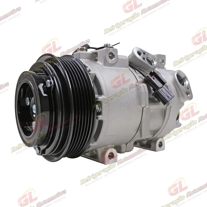 Compressor Modelo Doowon DV14N Hyundai Creta 1.0 Turbo TGDI 2022> - 12 Volts Polia 6pk — foto 2