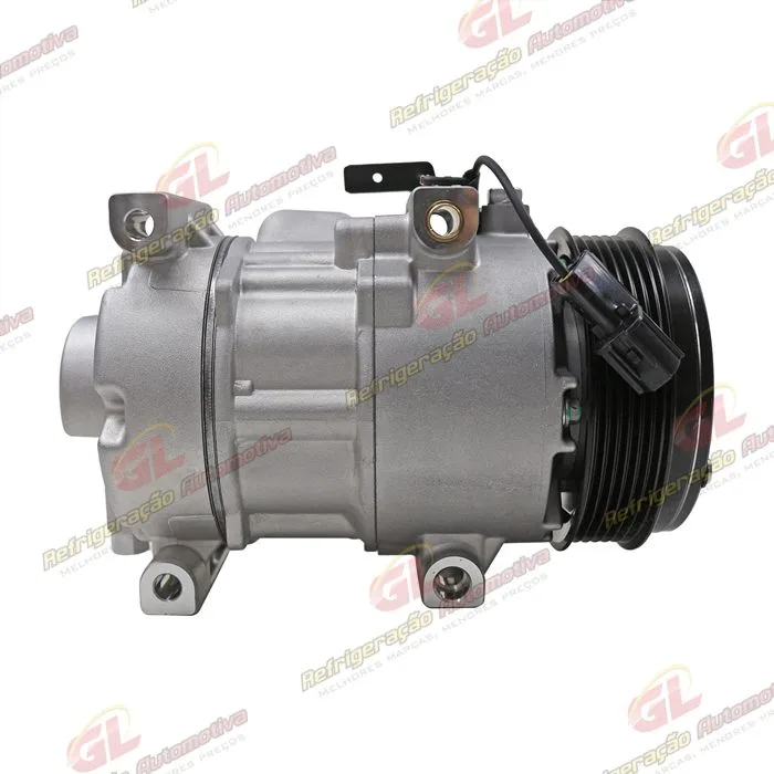 Compressor Modelo Doowon Hyundai DV10 HB20 1.0 Turbo Motor 3 Cilindros 2021> - 12 Volts OEM: 97701R1500 — foto 4