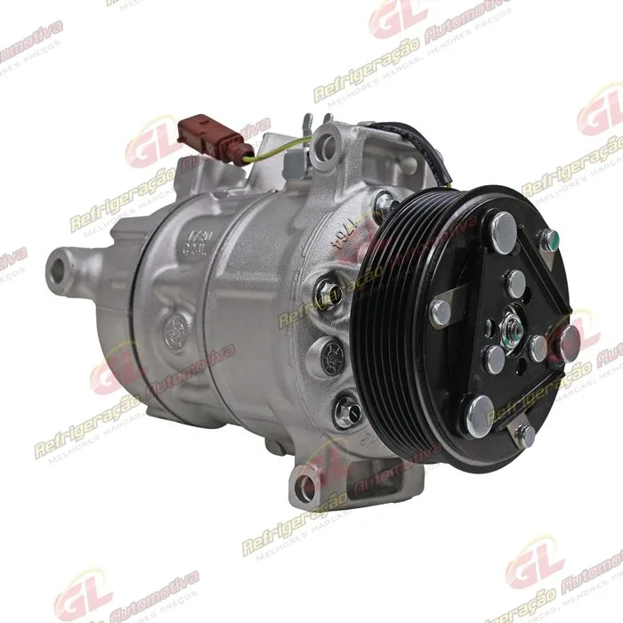 Compressor Modelo Sanden Volkswagen Polo 1.0 TSI/ T-Cross 1.0 TSI 2022>/ Virtus 1.4 Turbo 2022> - 12 Volts 6pk 110mm OEM: 3Q0816803E — foto 3