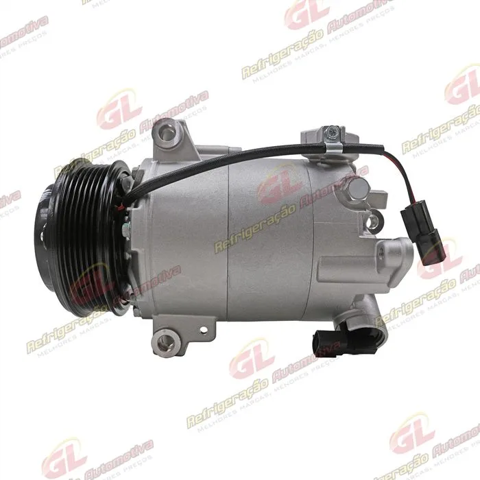 Compressor Modelo VS-16 Ford New Fiesta 1.0 Ecoboost Automático 2016> - 12 Volts Polia 6pk OEM: C1B1-19D629-A2G