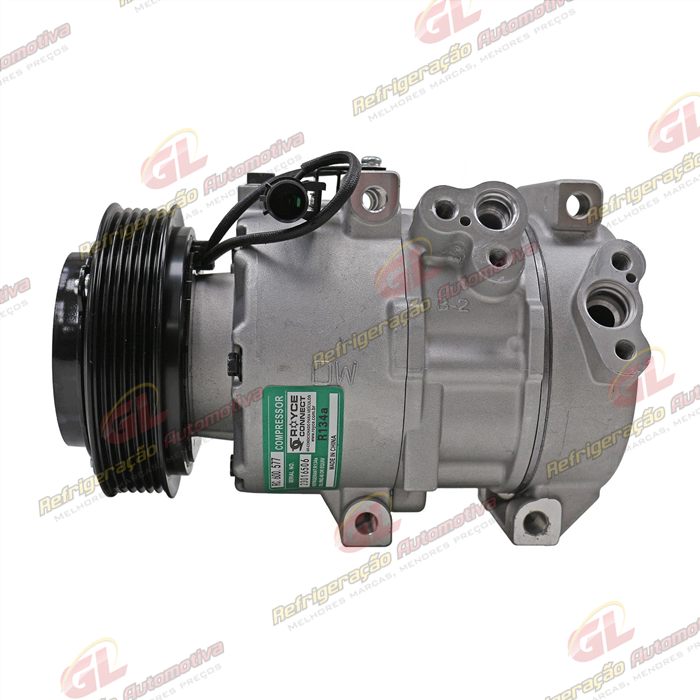 Compressor Modelo Doowon DV16 Kia Sorento 2.4 / 3.5 2011> - 12 Volts Polia 6pk 119mm