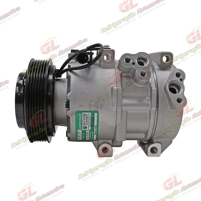 Compressor Modelo Doowon DV16 Kia Sorento 2.4 / 3.5 2011> - 12 Volts Polia 6pk 119mm