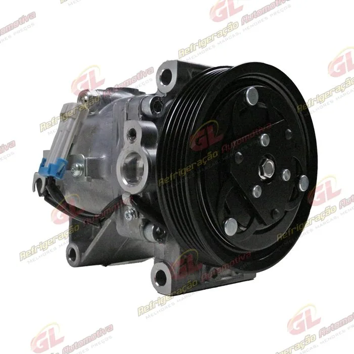 Compressor Modelo AA Calsonic Fiat Palio/Uno Fire 2006>/ Novo Uno 2011 Até 2014 - 12 Volts Polia 5pk 115mm OEM: 51786321 — foto 4