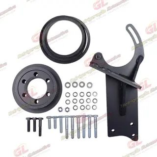 Suporte do Compressor Modelo 5H14/7H15 Polia 2A Caminhão M.B 1218/1418/1618 Instalação Kit Não Eletrônico