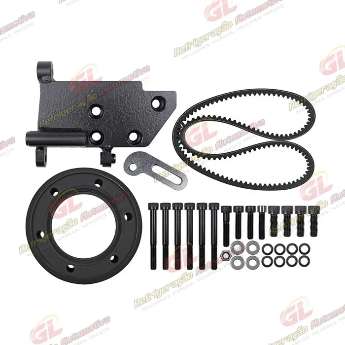 Suporte do Compressor Modelo 5H14/7H15 Polia 2A Caminhão MB Accelo/Atego 915/1016/1315/1318/1620 Eletrônico