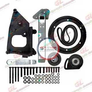 Suporte do Compressor 5H14 Polia 8PK Caminhão Volkswagen Man 4 e 6 Cilindros 17-280 / 24-280 / 26-280 Instalação