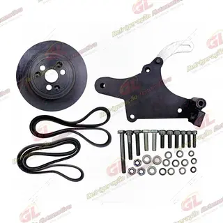 Suporte do Compressor 5H14/7H15 6/8pk Fiat Fiorino / Doblo Fire sem Ar Condicionado Instalação