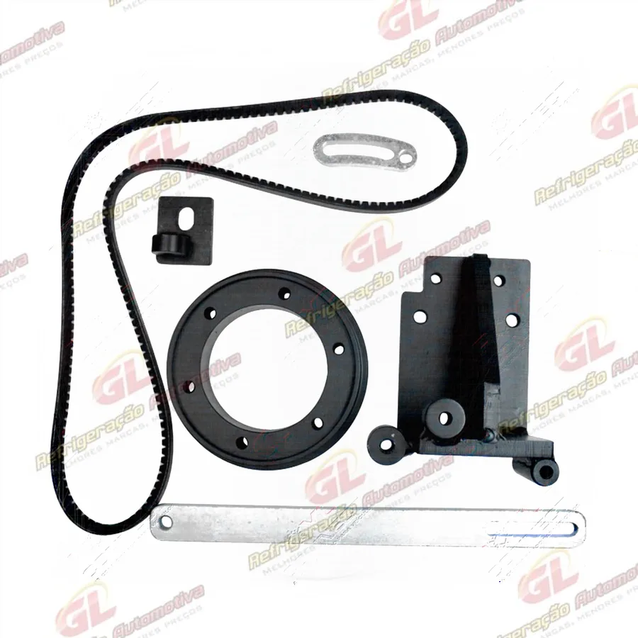 Suporte do Compressor 5H14 / 7H15 Caminhão Volkswagen 5-150 / 8-160 / 9-160 / 10-160 / 13-160 com Ar Condicionado